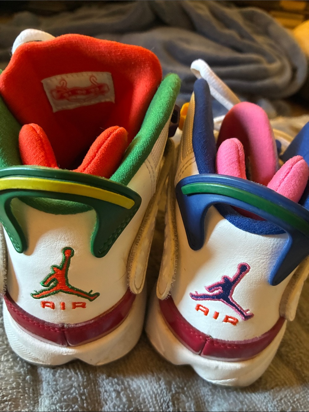 Air Jordan Kids Multi Color 6 Ring 7Y - Picture 5 of 7